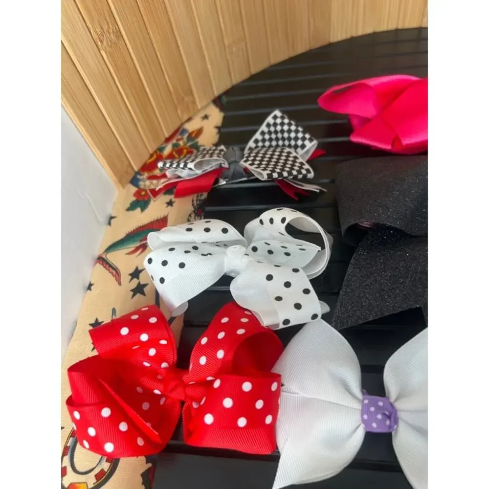 Bundle Of 18 Girls Hair Bows Perfect For Back To School BTS